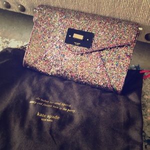 Kate Spade sparkly clutch!